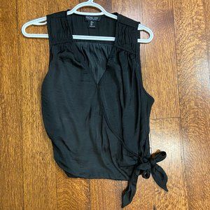 Black Satin Tank Top-- Rachael Zoe-- S